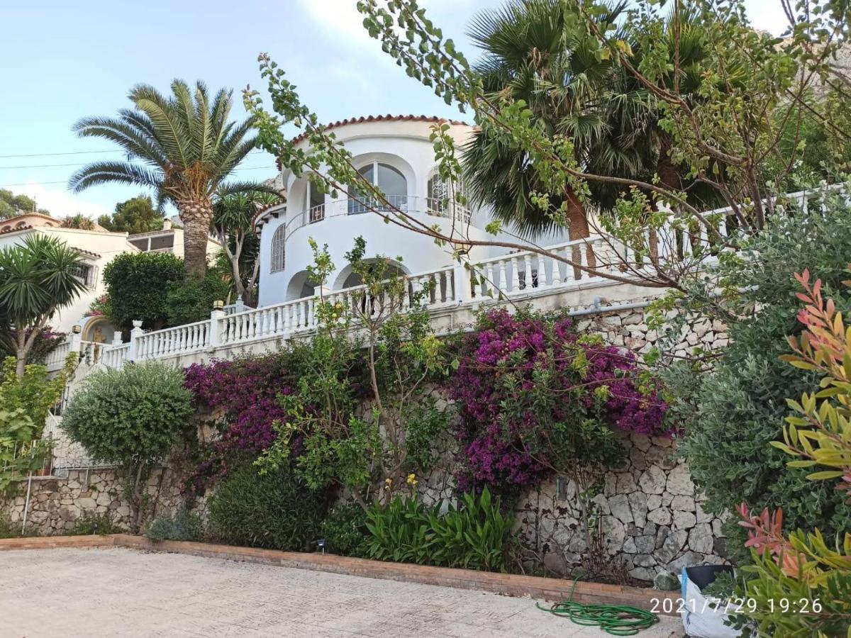 Villa Med Panoramautsikt Med Privat Pool I Calpe, Costa Blanca, Spanien Eksteriør billede