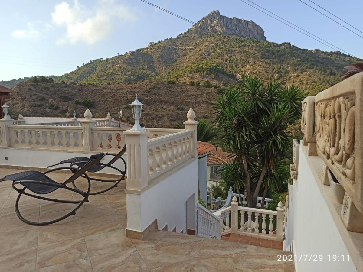 Villa Med Panoramautsikt Med Privat Pool I Calpe, Costa Blanca, Spanien Eksteriør billede